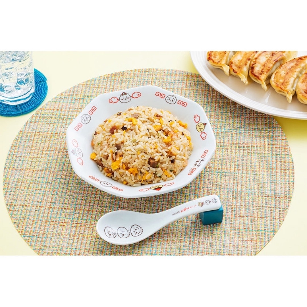 新品☆ちいかわ飯店【ちいかわ＆ハチワレ＆うさぎ】チャーハン皿