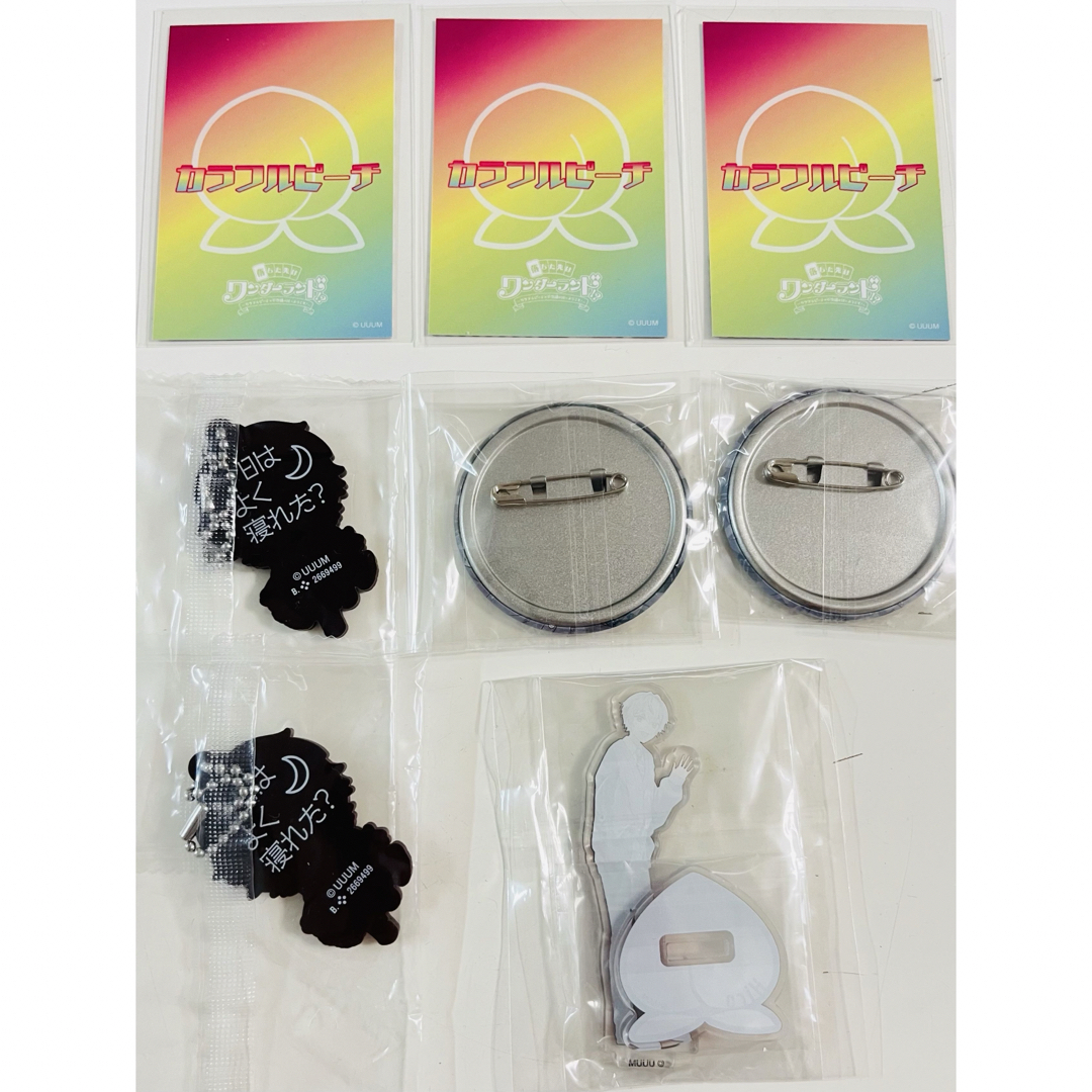 カラフルピーチ からぴち ヒロ 缶バッジ アクスタ カードまとめ売りの