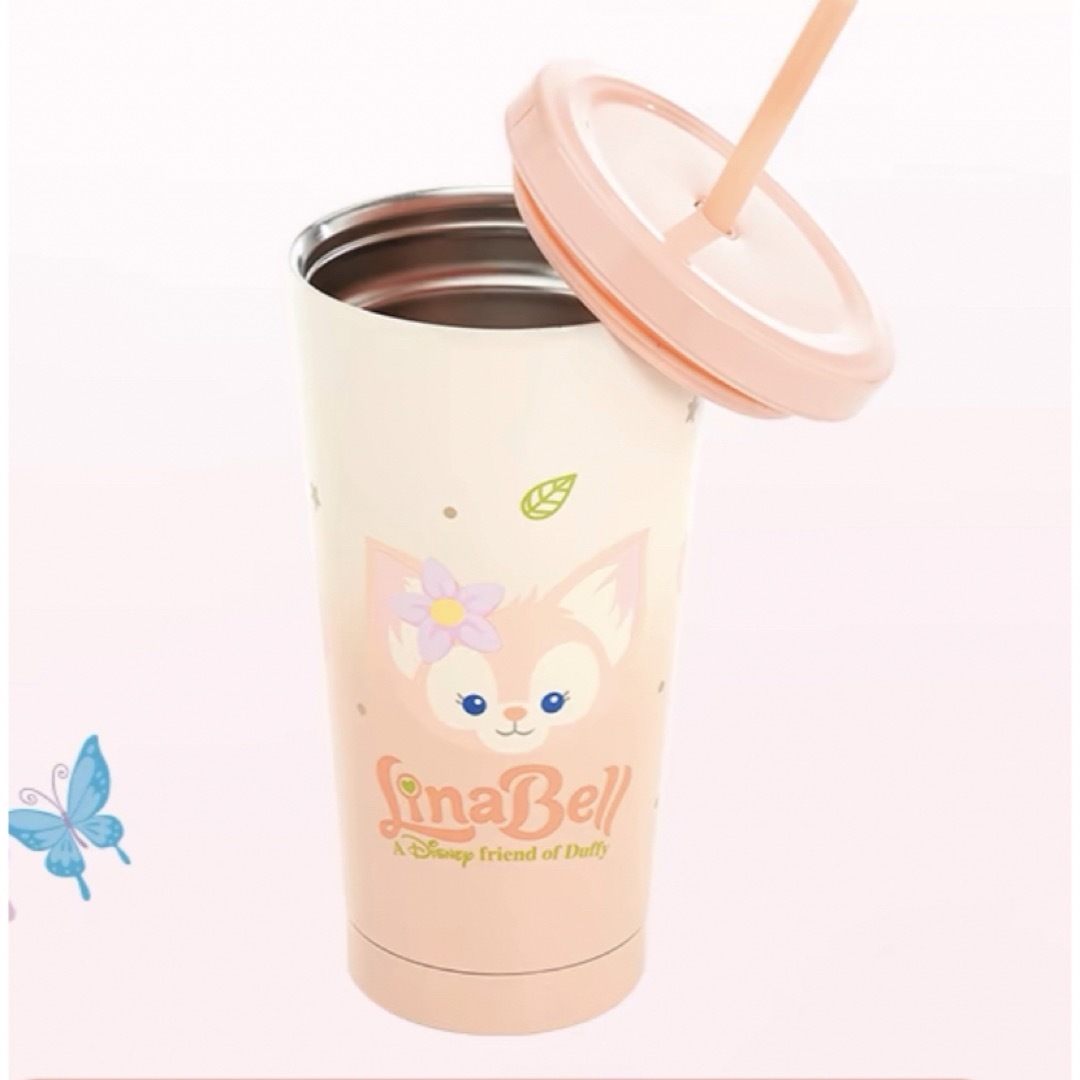 Disney - 【最新☆正規品】リーナベル ステンレスボトル ストロー付