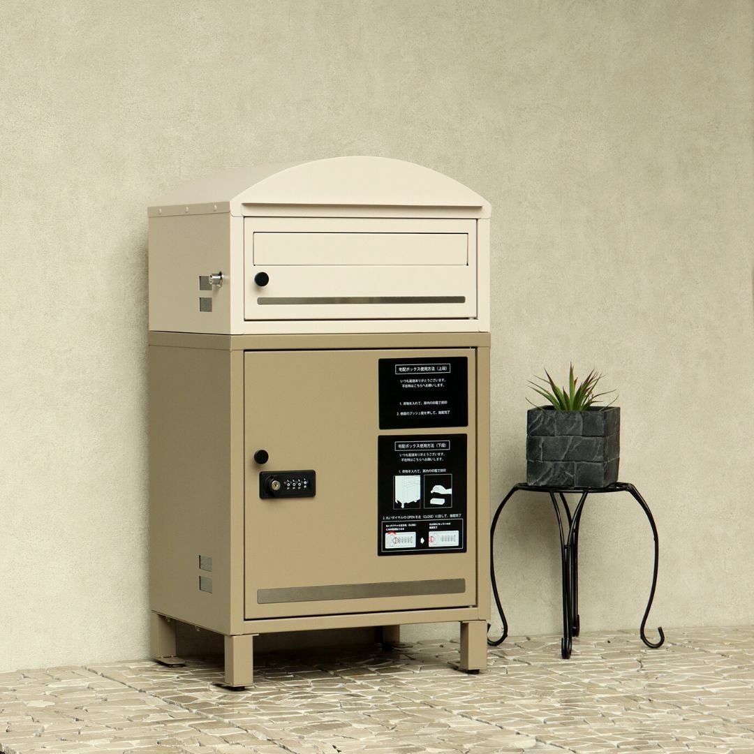 MJ PT RM 宅配ボックス 郵便ポスト ベージュの通販 by sunterra-HM