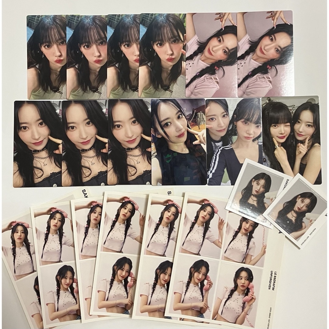 LE SSERAFIM - LESSERAFIM FEARLESS サクラ トレカ おまとめセットの