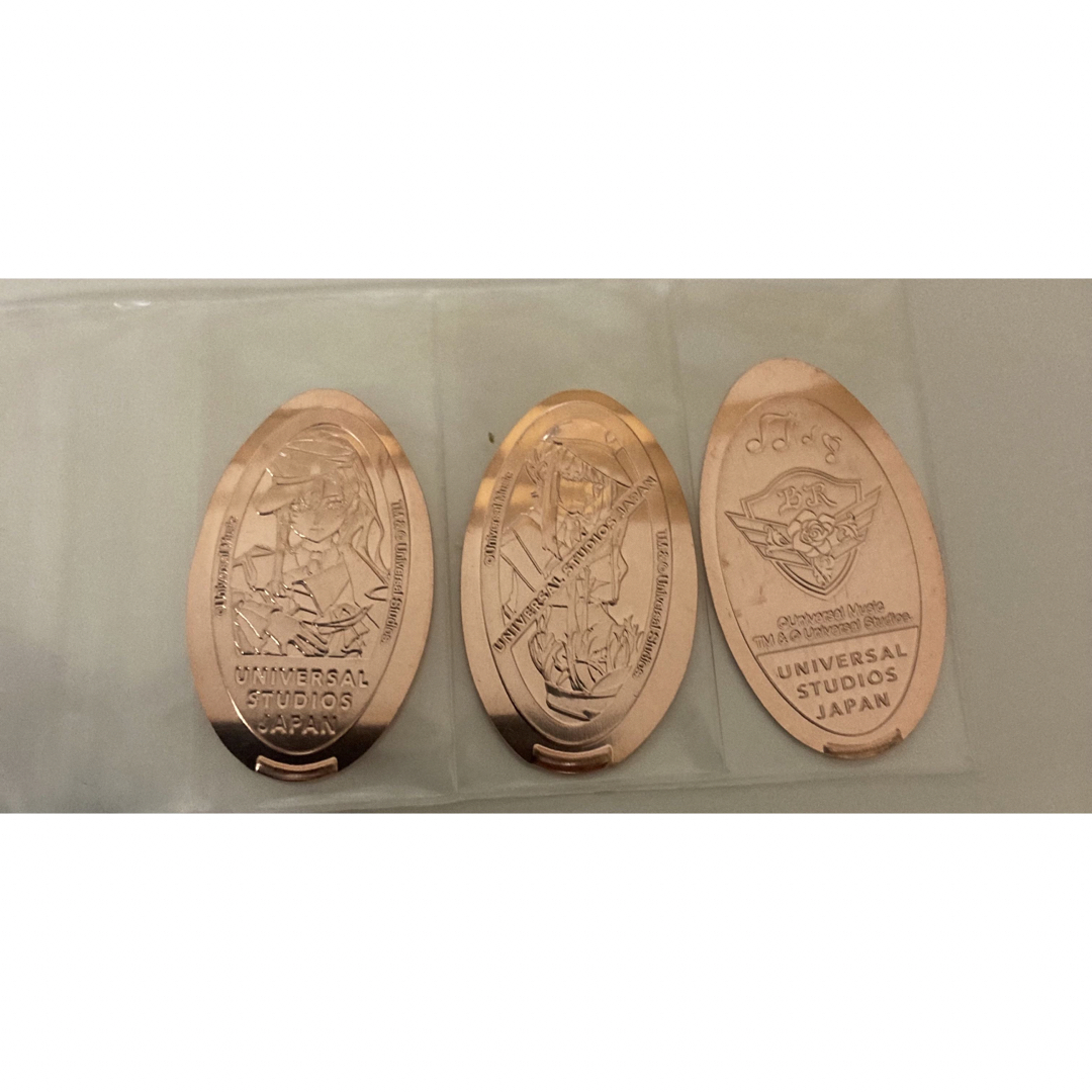 USJ - USJ 限定 ハロウィン Adoブルーローズ隊メダリオン3種セットの