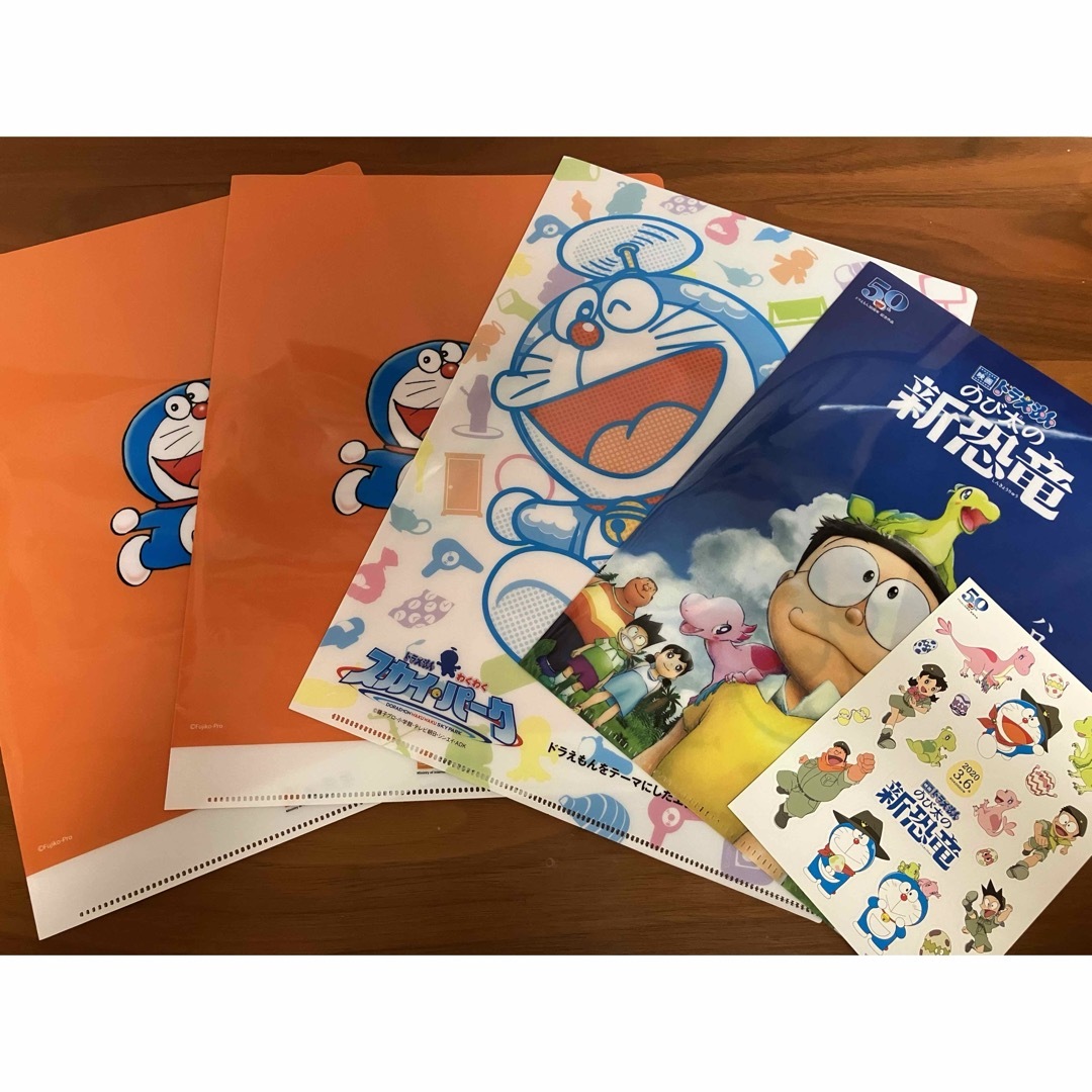 ドラえもん - ドラえもん クリアファイル&シール 5点セットの通販 by