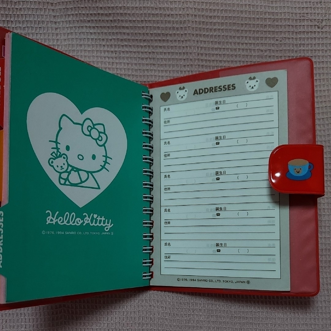 ハローキティ - ハローキティ 平成レトロ 書き込み式スケジュールの