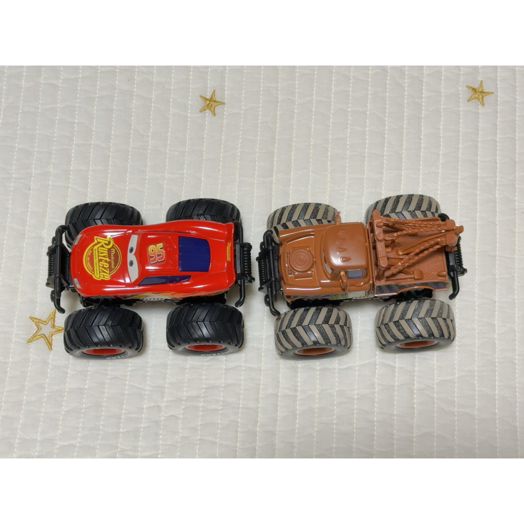 新品未使用】カーズ モンスタートラック マックイーン＆メーター 2台