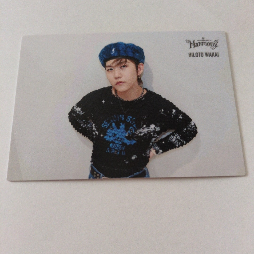 APPLE Harmonyフォトカード若井滉斗サインBABELnoTOH FCガチャヘアタイ