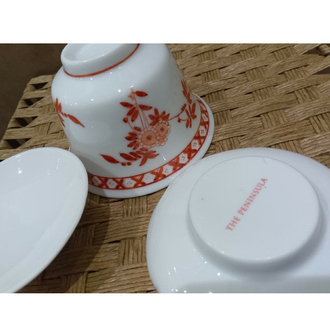 送料無料 ペニンシュラ香港 粤東磁廠 ペニンシュラホテル茶器セット