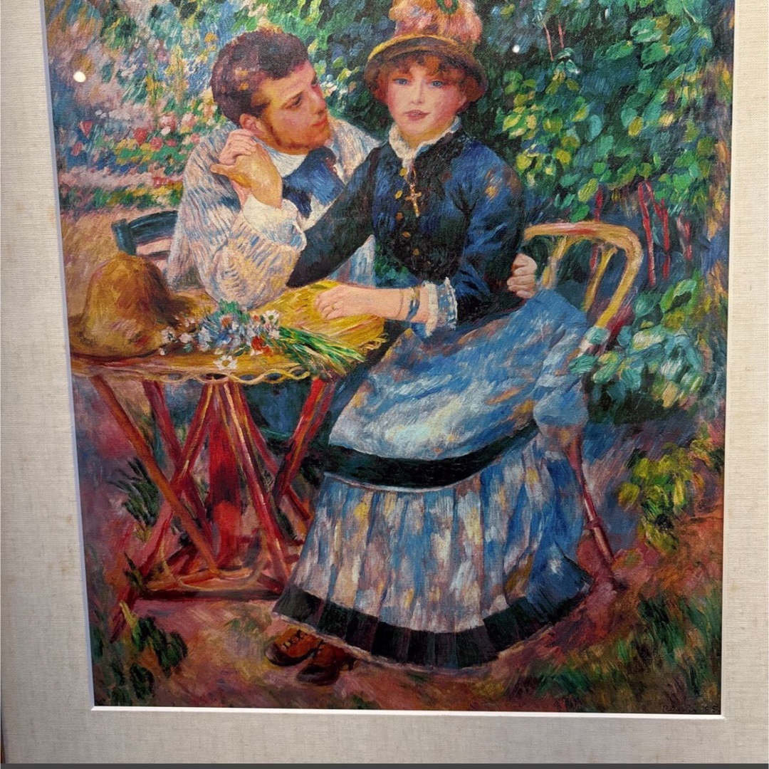 立体複製画 ルノアール 『庭にて』 絵画 額装の通販 by ミニー☆プロフ
