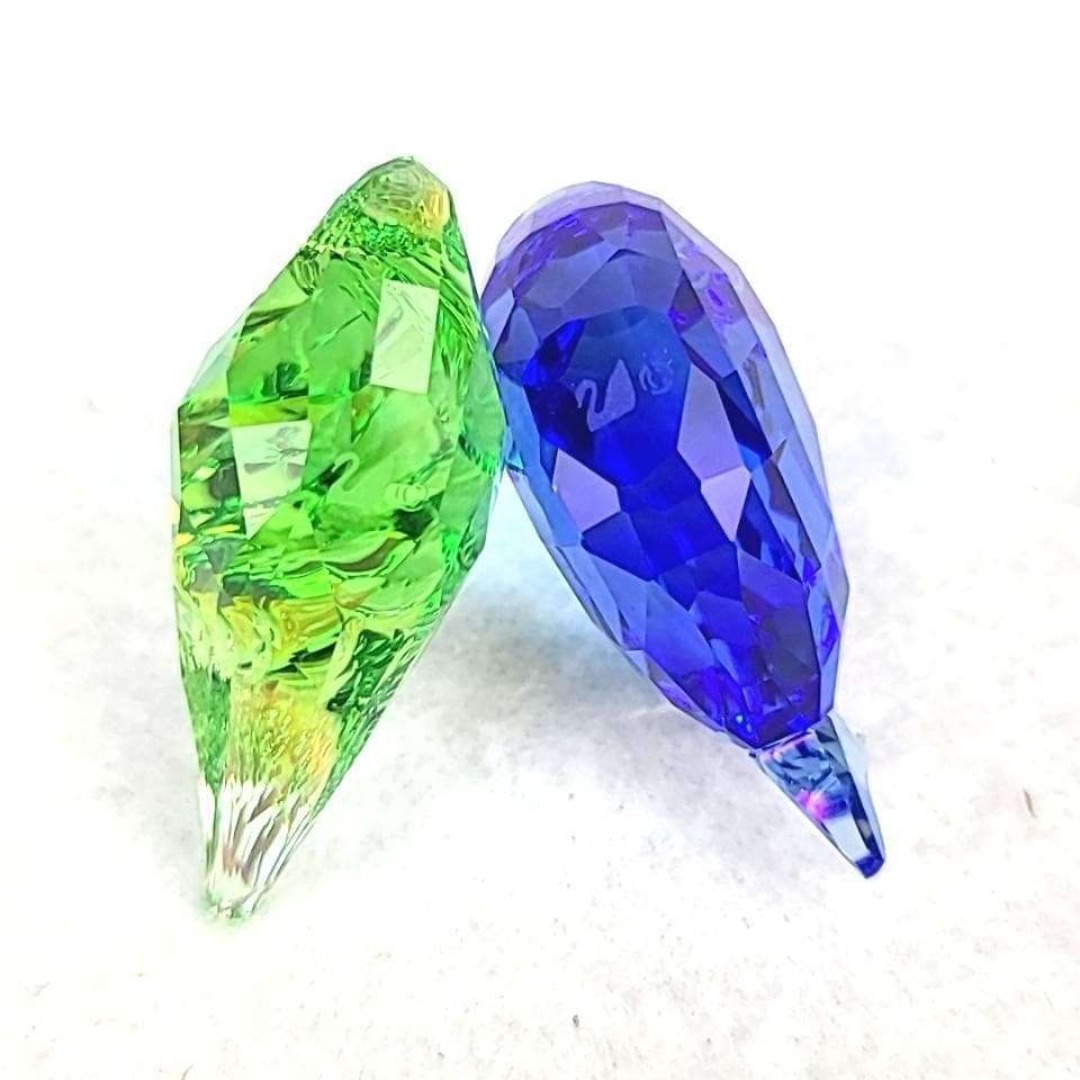 〇美品〇スワロフスキー 熱帯魚 魚 置物 フィギュリン 2体セット 7 〇