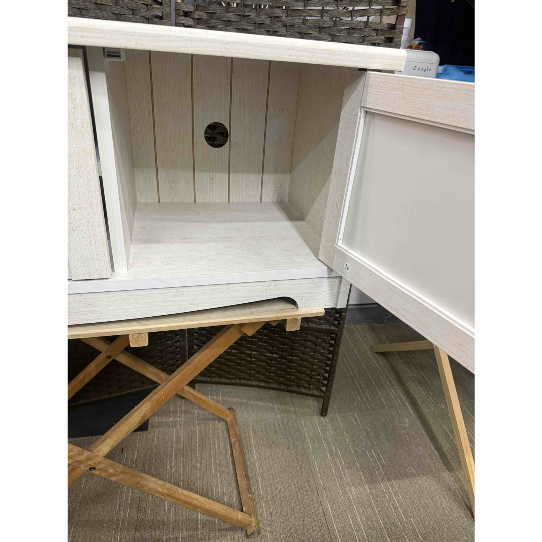 ニトリ - 【洗浄消毒作業済】ニトリ ローボード リズバレー SLM90 WH