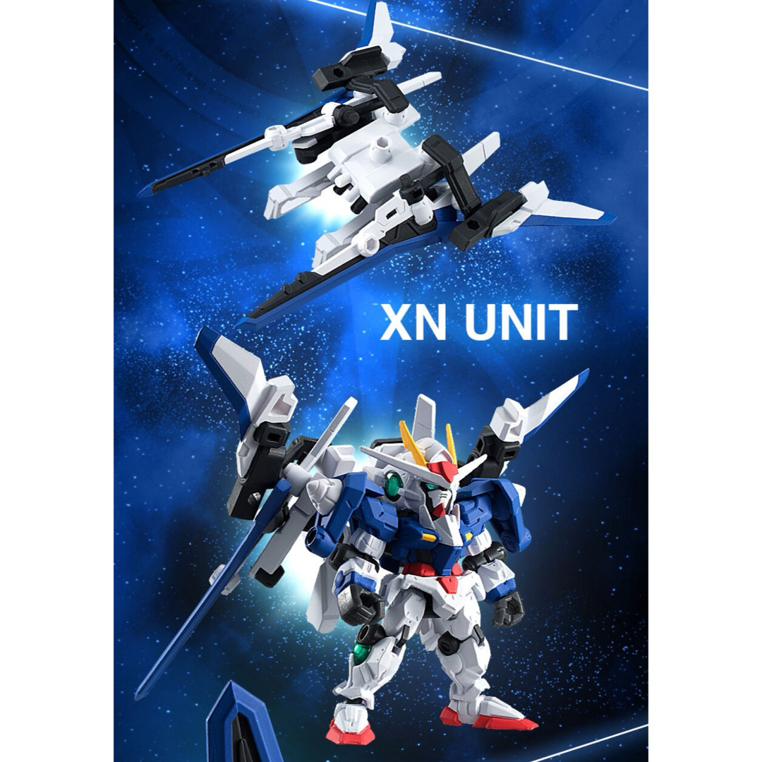 BANDAI - モビルスーツアンサンブル ダブルオーガンダムセット ①EX06B