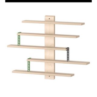 IKEA - LERBERG レールベリ シェルフユニット, グリーン, 60x148 cmの