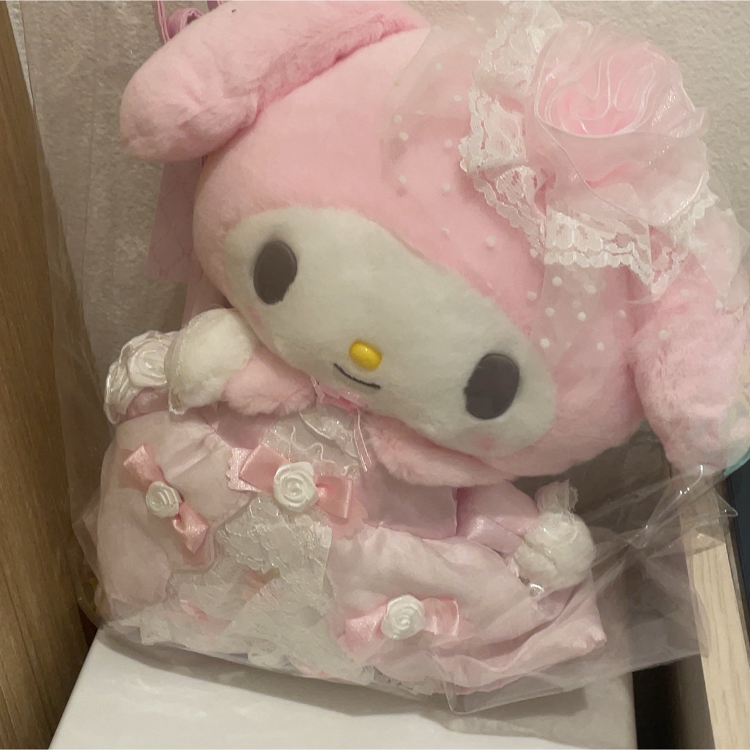 マイメロ レディマイメロディ ぬいぐるみ風ショルダーバッグ