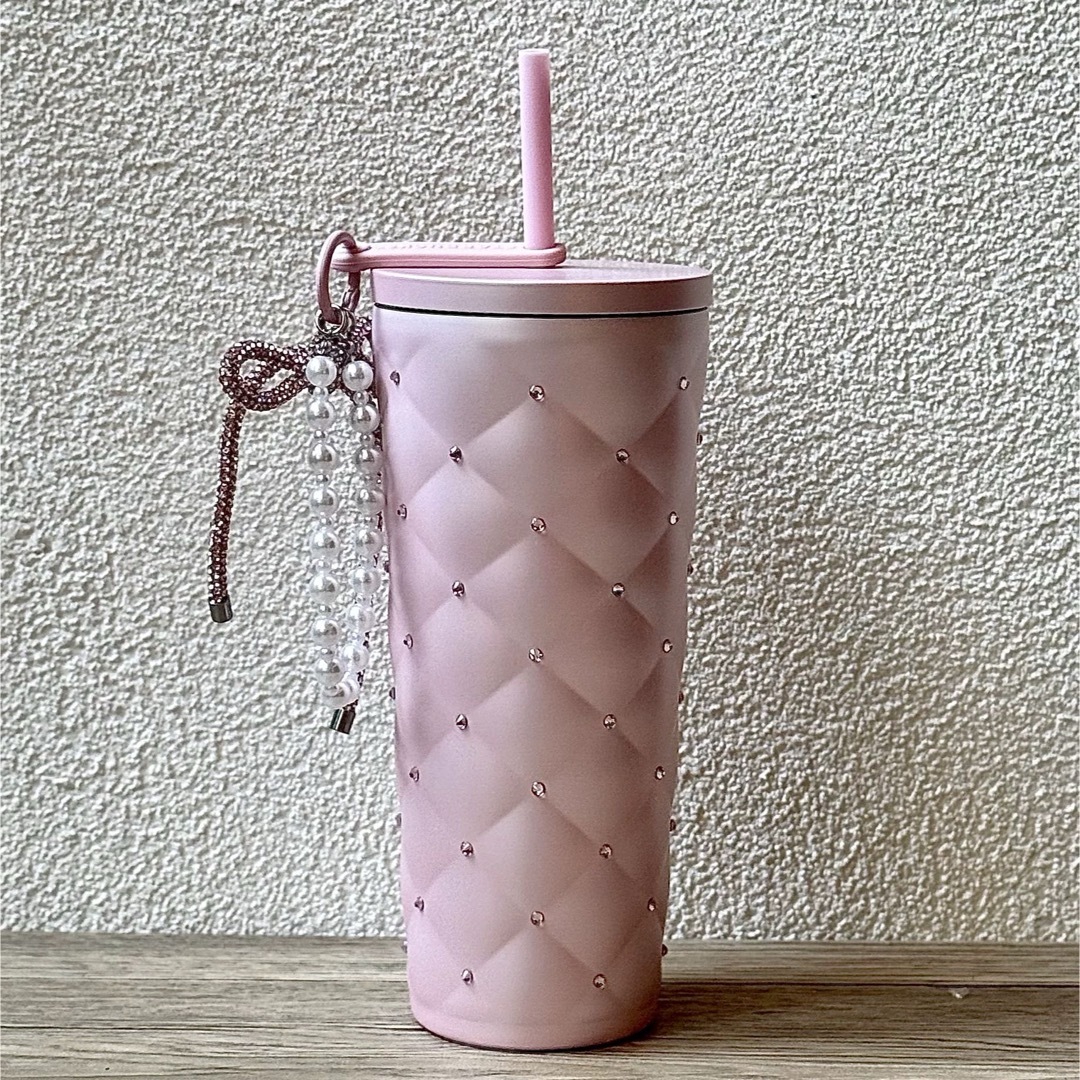 中国スターバックス ステンレスタンブラー ラインストーン