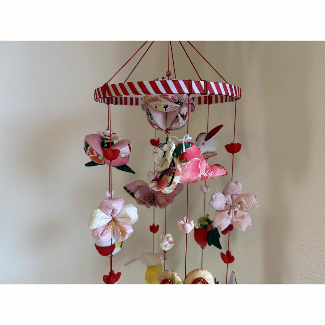 可愛いつるし雛No.174・ひな祭り・桃の節句・さげもん吊るし飾り