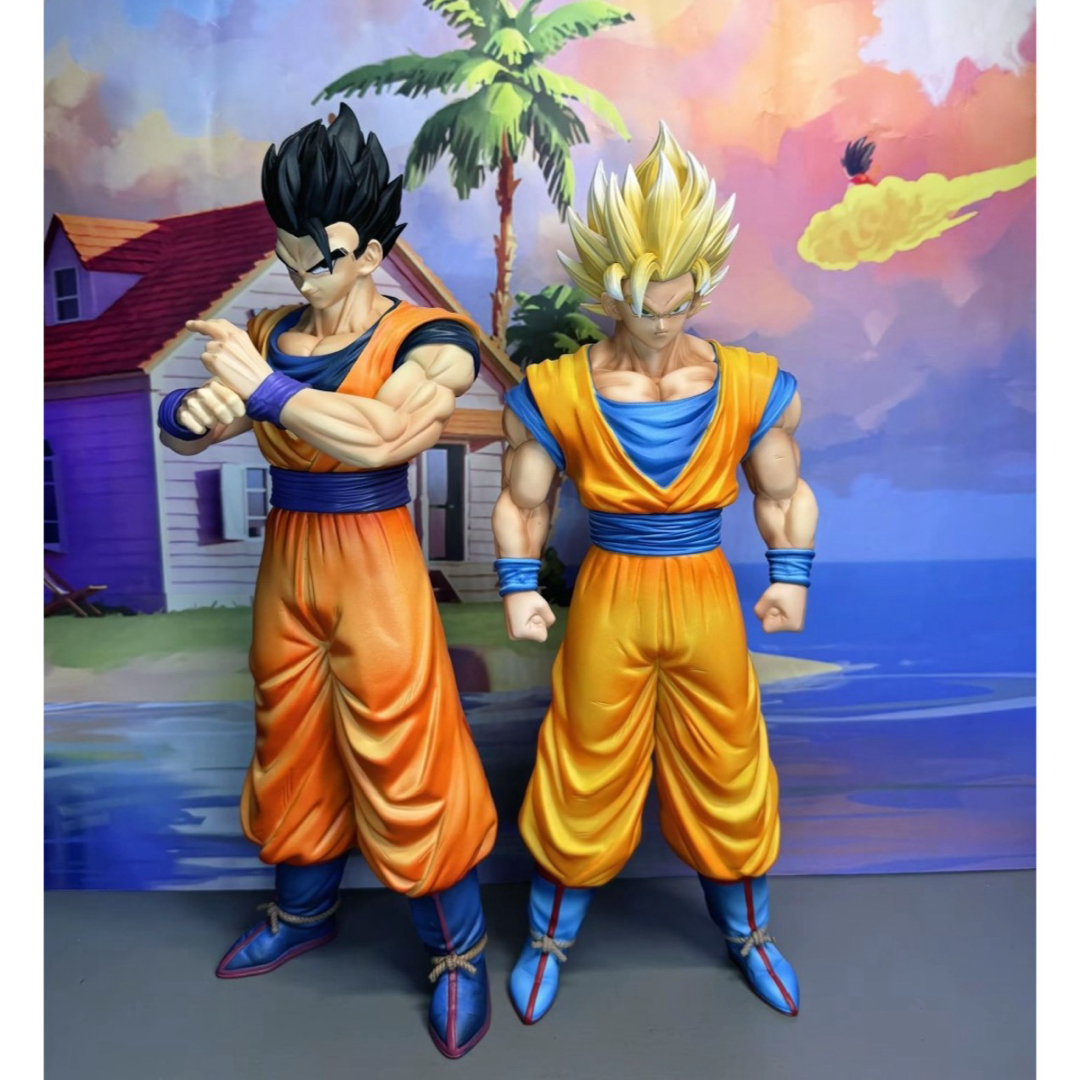 ドラゴンボール フィギュア ベジータ 孫悟飯 PVC製品 ガレージキット