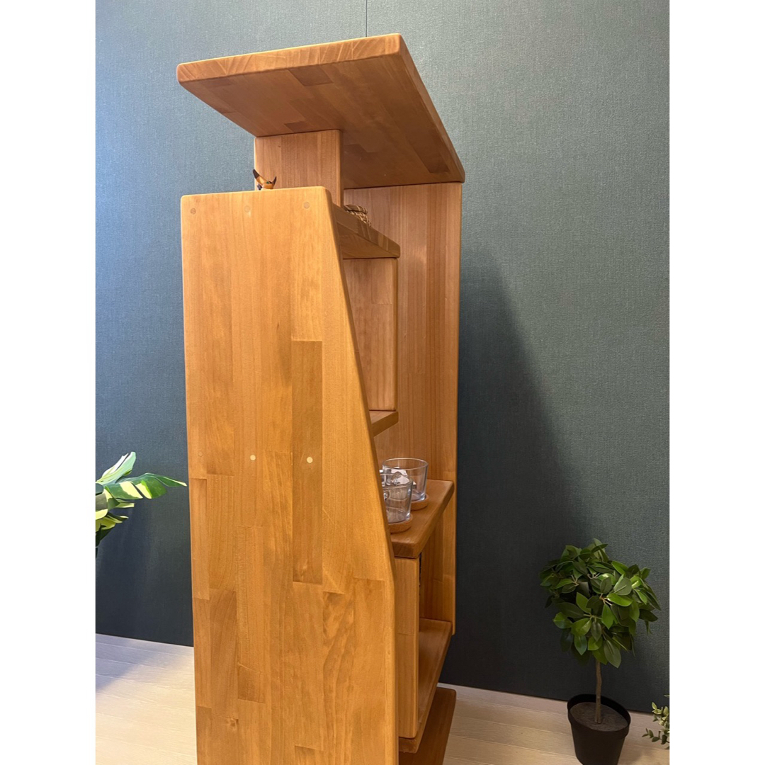 在庫整理】 オープンラック アシンメトリー 120 Pa Lオーク 312の通販