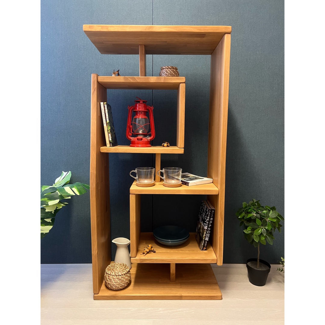 在庫整理】 オープンラック アシンメトリー 120 Pa Lオーク 312の通販