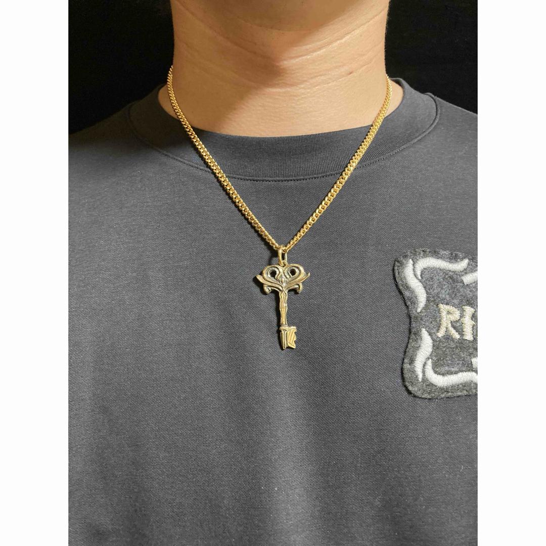 Heart IN KEY Pendant チェーン付き 真鍮 アクセサリー