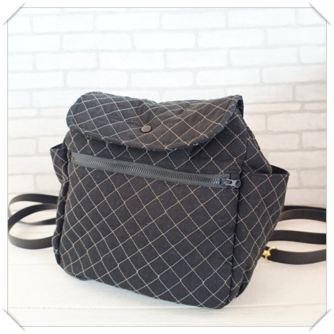 受注製作】2wayキルトの5roomsリュックバッグの通販 by タク0904's