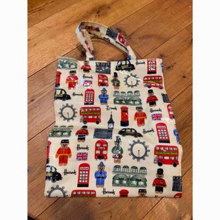 Harrods - ハロッズ エプロン PVC/コットン フードホール 花柄 キッズ