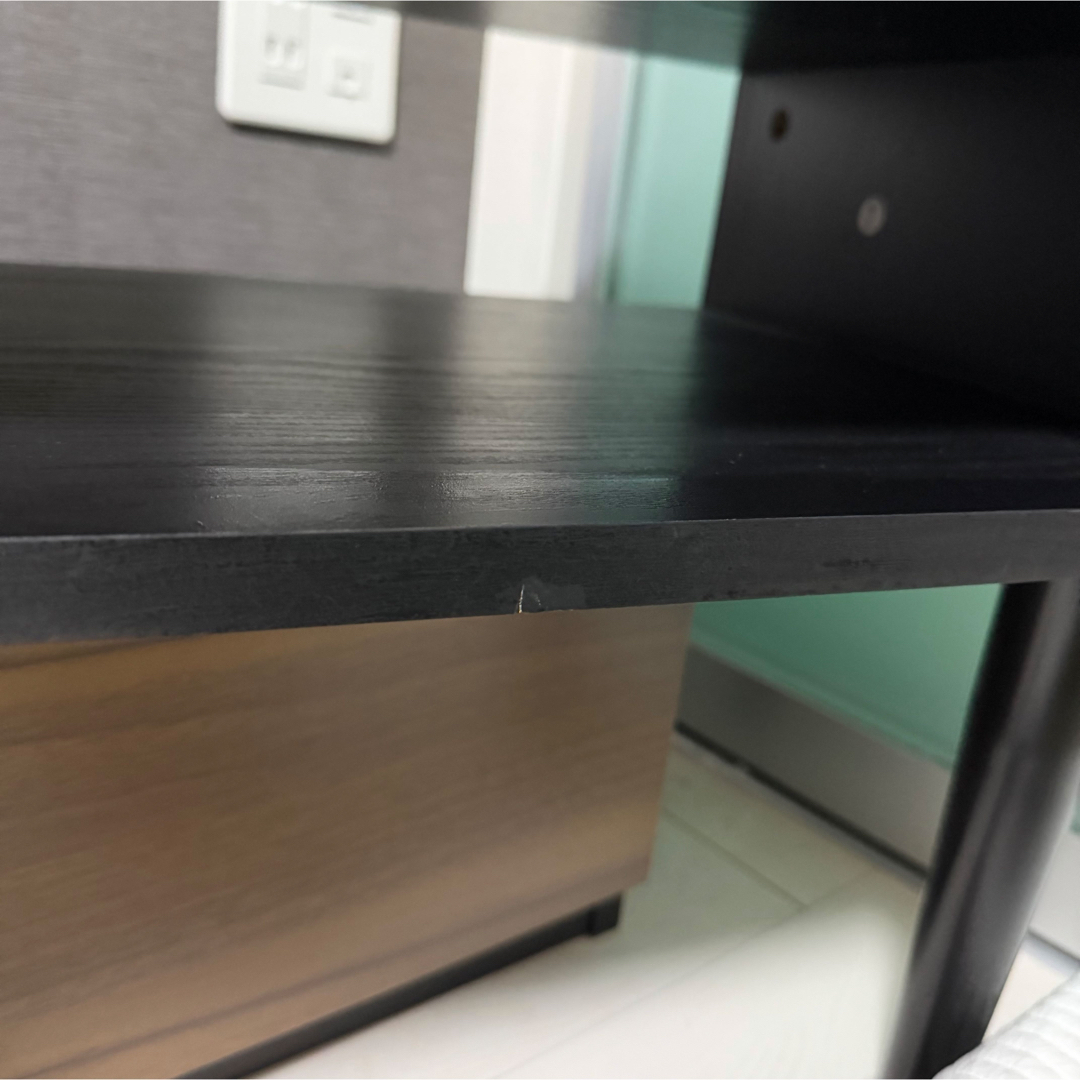 ニトリ - ニトリ テレビ台 ローボードギャラリー EX80 MBR＆BKの通販