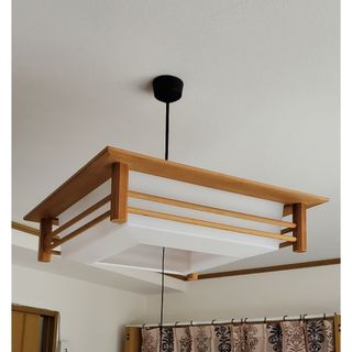 Panasonic - 和室 ペンダントライト 木製 昭和レトロの通販 by VENGE