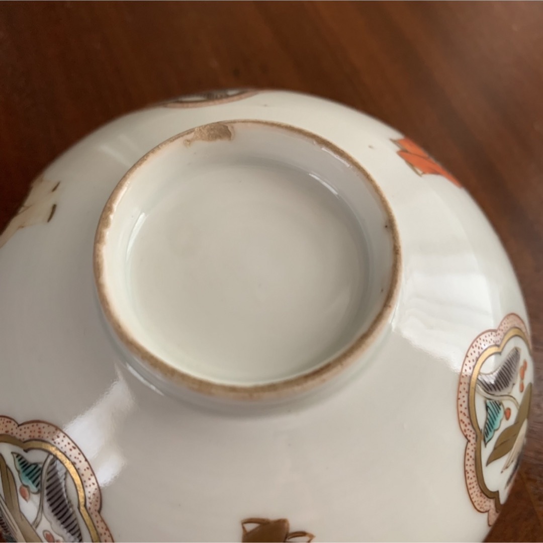 有田焼 - a 古伊万里 錦唐子絵椀 蓋付き 金彩 茶碗 アンティーク 骨董