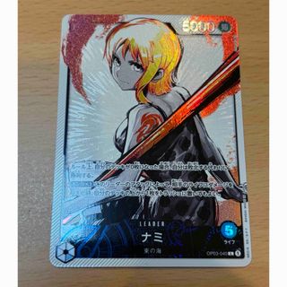 ONE PIECE - ワンピースカード ナミ リーダー パラレル 墨絵の通販 by