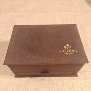 GODIVA - GODIVA ゴディバ ラグジュアリーボックス 空箱 ネイビー 3段