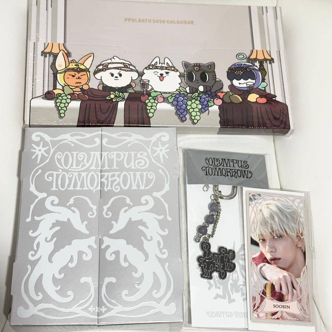 TXT シーグリ 2026 キャラクターカード カレンダー キーリング トゥバ