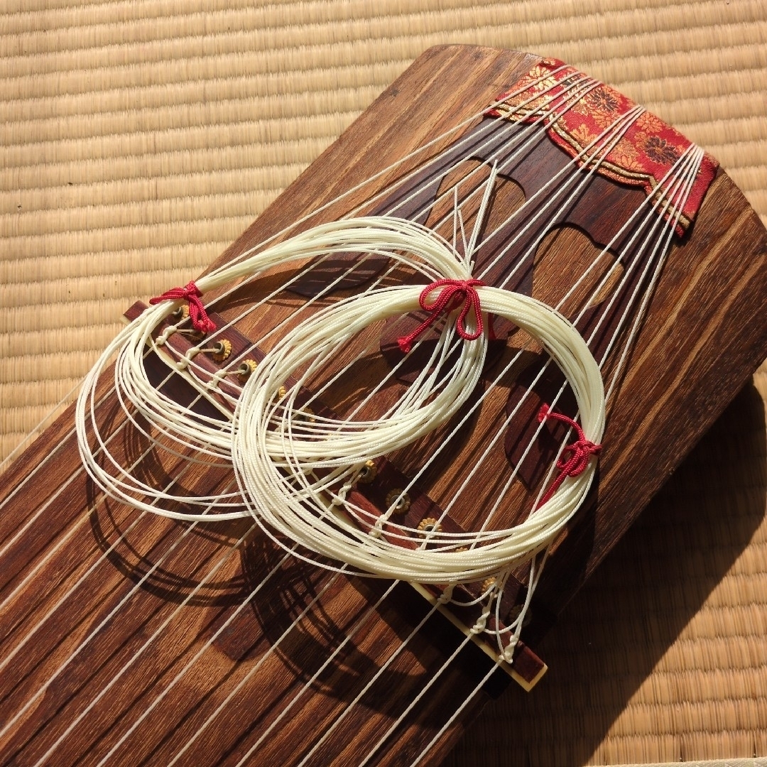 ①※※廃棄します※※生田流 師範代使用品☆十三絃 お琴 箏 琴 和楽器の
