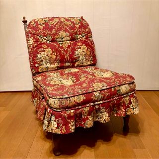 アンティーク 一人掛け レトロ ソファ 張替済み 古家具 の通販 by
