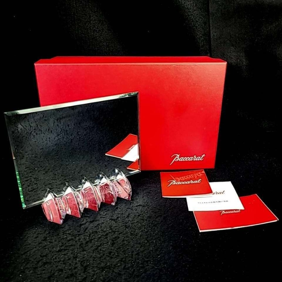 Baccarat - ▽未使用級▽バカラ ベガ フォトフレーム 写真立て 置物 箱