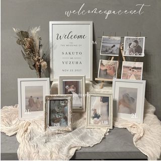 ウェルカムスペース IKEA ミールヘーデン風 結婚式 自立スタンドの通販