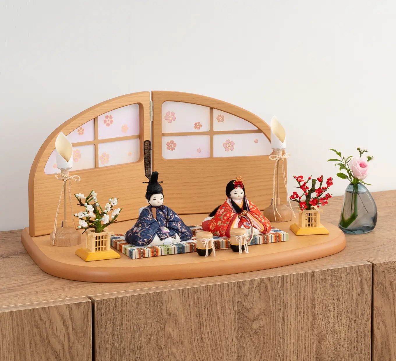 雛人形「雛道具 絵付き行器（ナチュラル）（WEB限定）」｜雛人形の通販