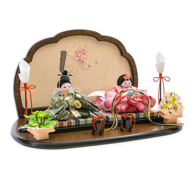 雛人形「桜橘『三宝』」｜雛人形の通販 ふらここ