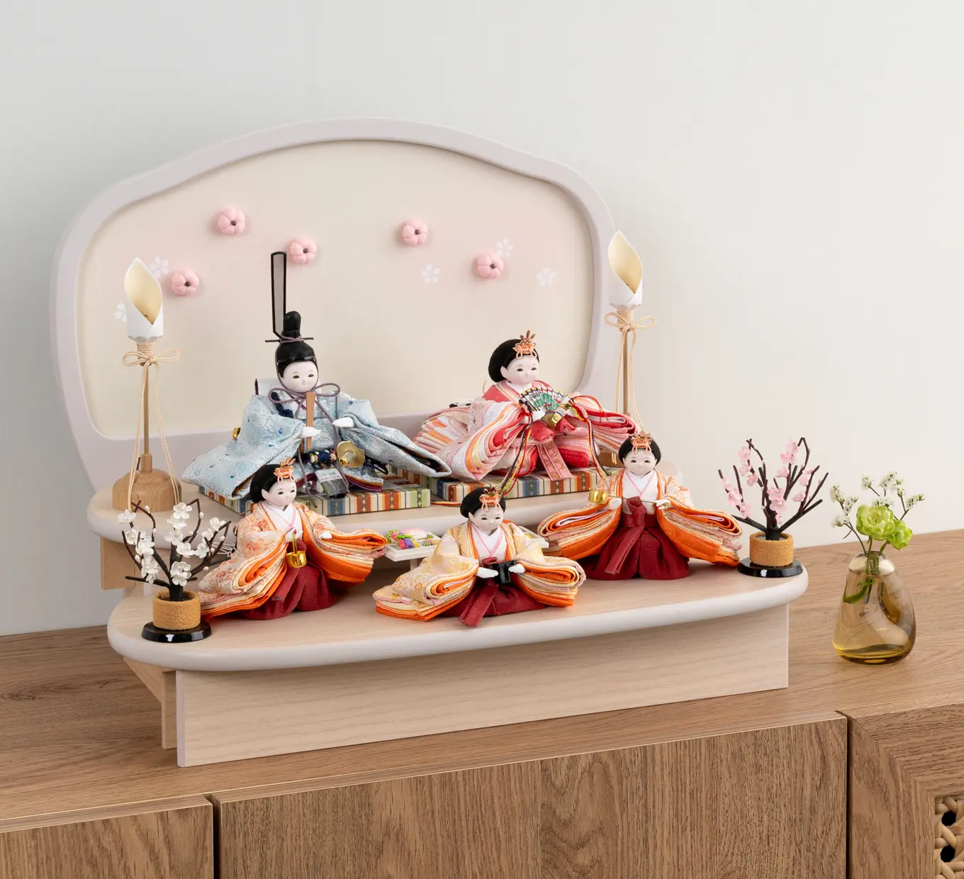 雛人形「紅白梅『花舞』」｜雛人形の通販 ふらここ