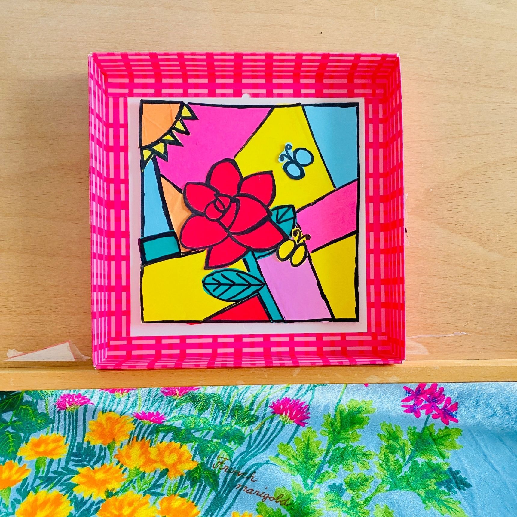 試してみた】ステンドグラス風チューリップ｜ハンドメイドの作り方