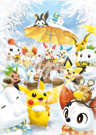 ポケモンクリスマスグッズが11月1日発売、スイーツパーティを楽しむ