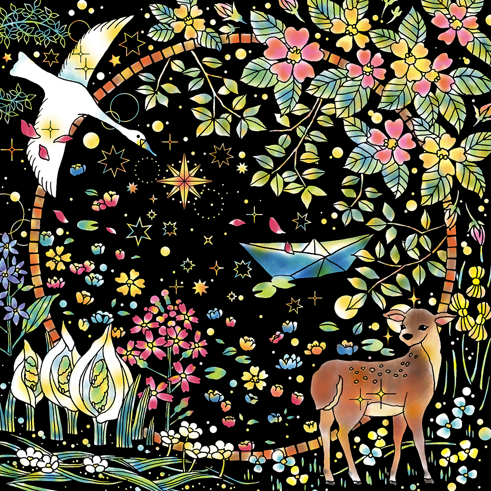 自律神経を整えるスクラッチアート うるわしのステンドグラス｜株式