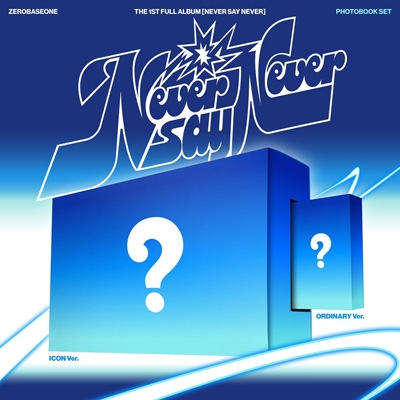 THE 1ST FULL ALBUM: NEVER SAY NEVER (PHOTOBOOK Ver./ICON