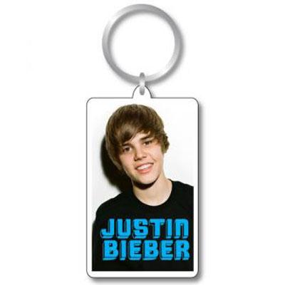 Justin Bieber キーホルダー: Logo Photo Keychain : Justin Bieber