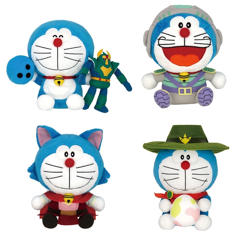 ぬいぐるみセット(E)/ ドラえもん映画40作品記念 : ドラえもん
