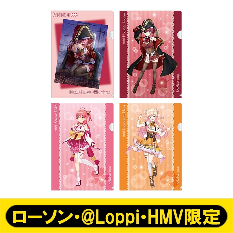 A4クリアファイル4枚セット（B）【ローソン・@Loppi・HMV限定