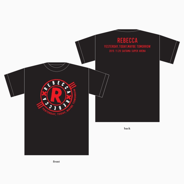 Tシャツ ブラック【XL】/ REBECCA Official Goods : REBECCA