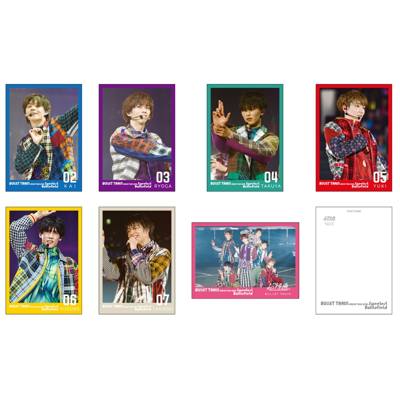 ポストカード 7枚セット / 超特急museum ～Sweetest Battlefield