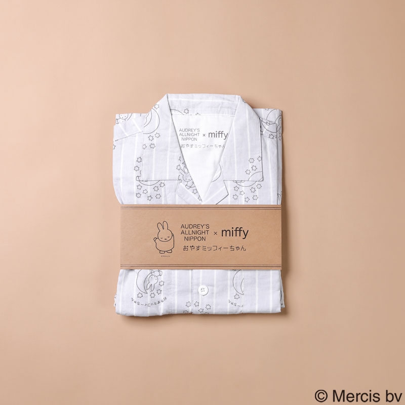 おやすミッフィーちゃんパジャマ（グレー×アイボリー）XS / オードリー