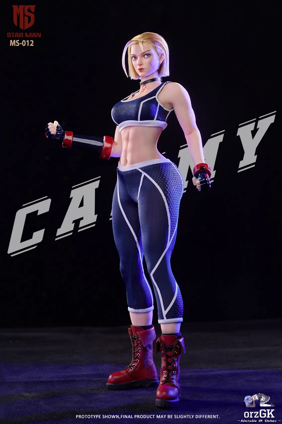 STAR MAN - Street Fighter 1/6 Female agent-Blue Bee Cammy White