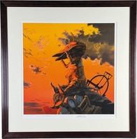 PG-9335]シャーマンキング 直筆サイン入りカラー複製イラスト 武井宏之